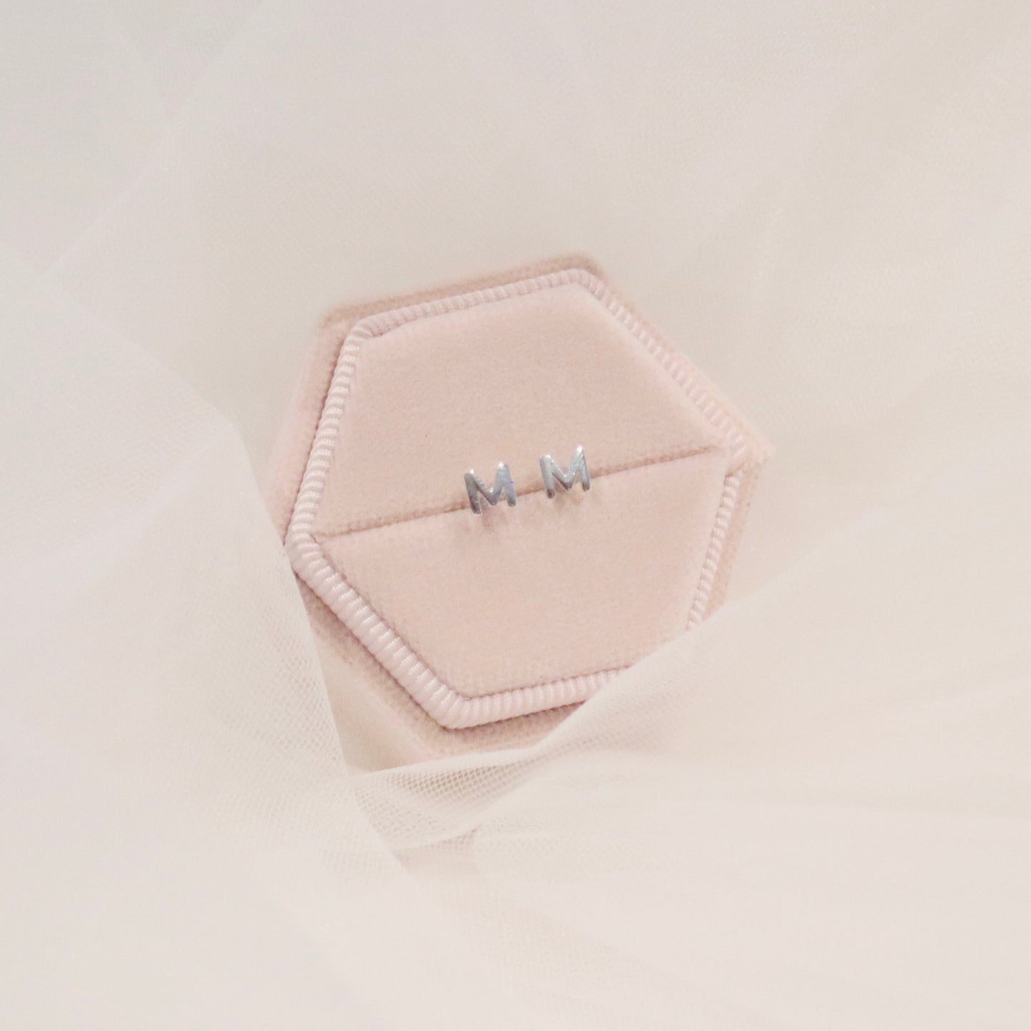 Personal Initial Stud Earrings