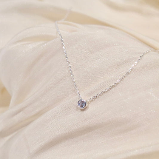 Luna Solitaire Necklace