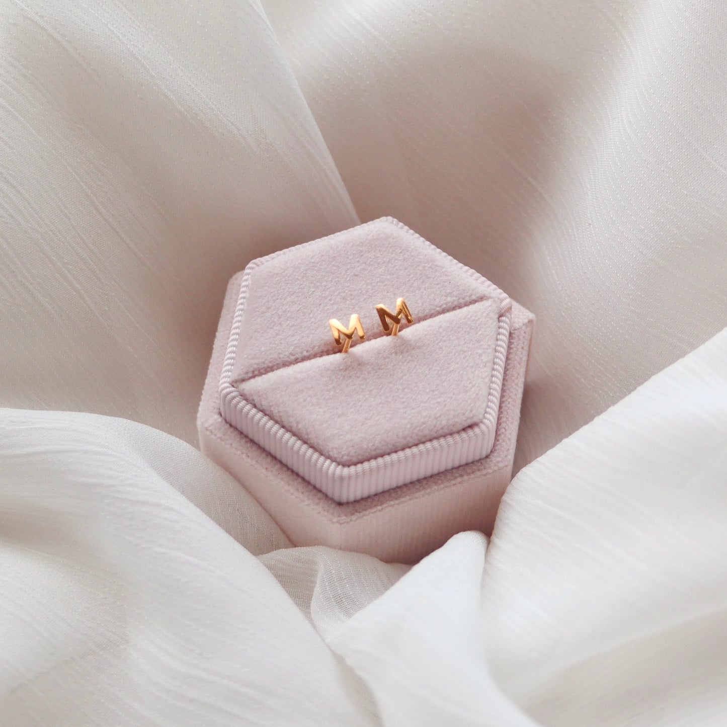 Personal Initial Stud Earrings