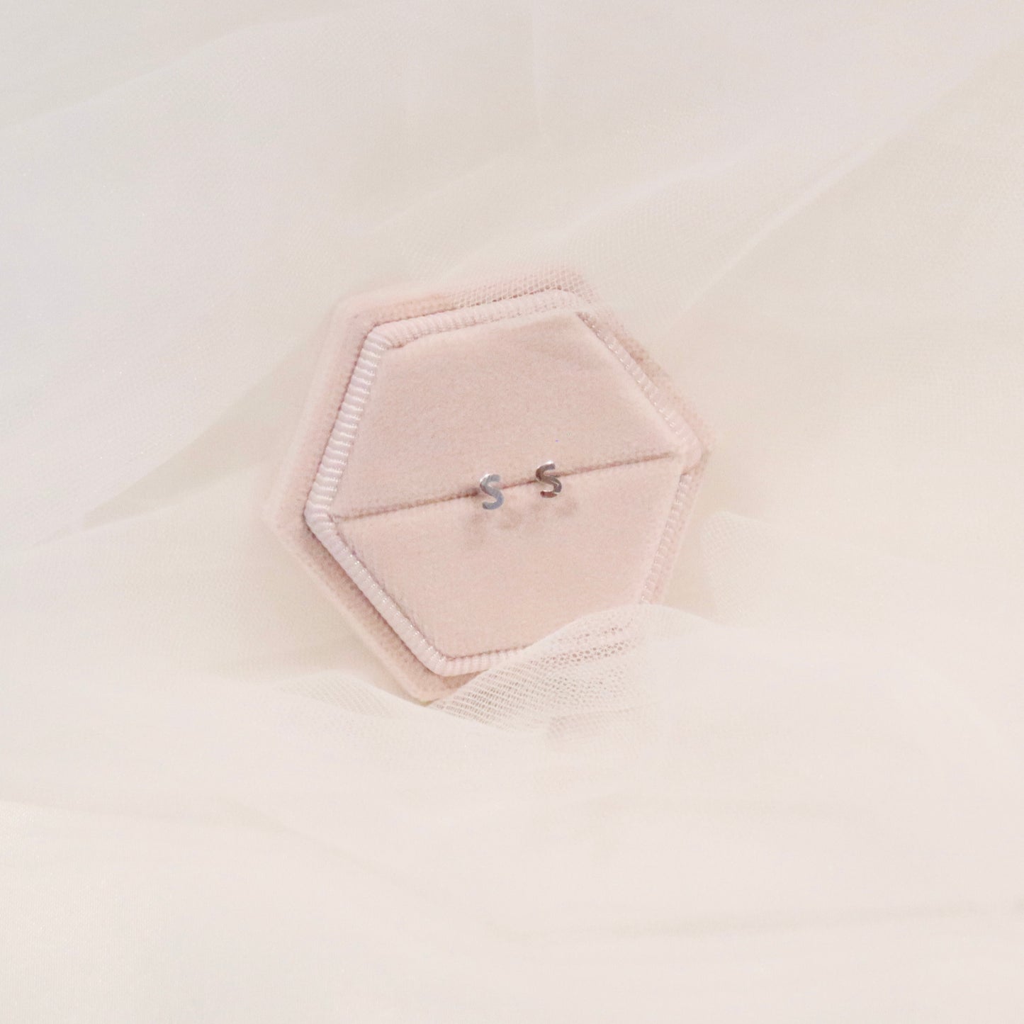 Personal Initial Stud Earrings