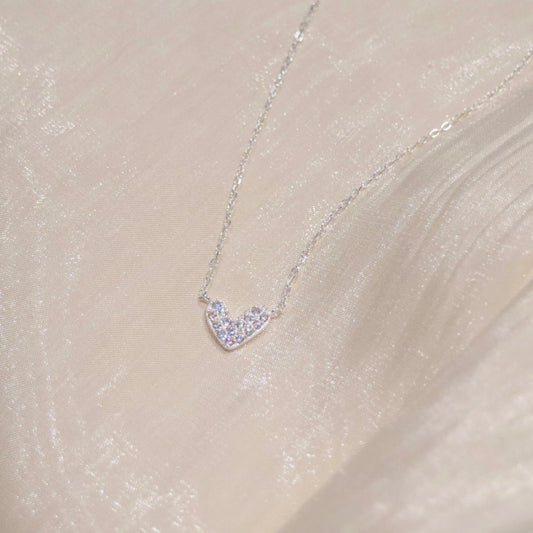 Amour Pavé Heart Necklace